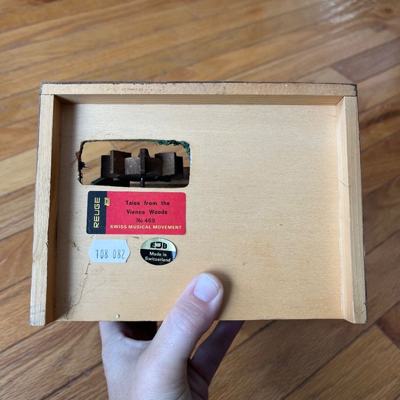 Vintage 70s Swiss Vienna Woods House Music Box - Picture 7 of 7